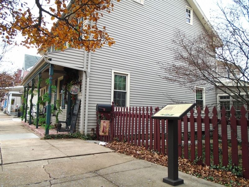 Former Atticks Tailor Shop and Marker. Click for full size. Former Atticks Tailor Shop and Marker image. Click for full size.