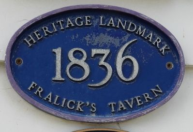Fralick's Tavern - Heritage Conservation Easement Site - Marker. Click for full size. Fralick's Tavern - Heritage Conservation Easement Site - Marker image. Click for full size.