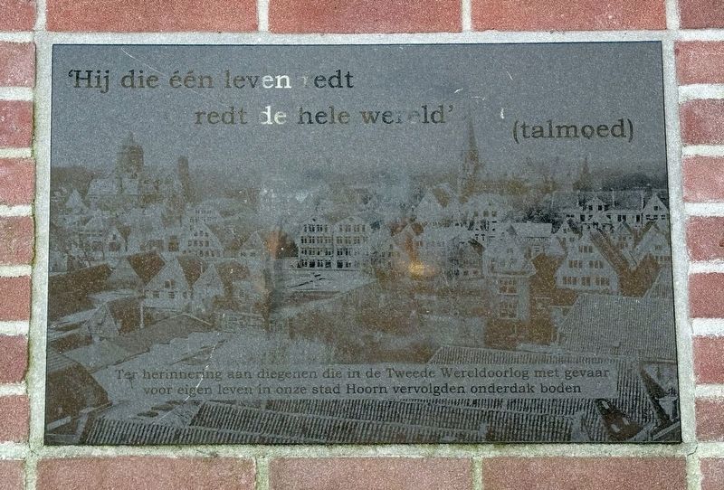 Monument Onderduikers Hoorn / WWII Unsung Heroes Memorial. Click for full size. Monument Onderduikers Hoorn / WWII Unsung Heroes Memorial image. Click for full size.