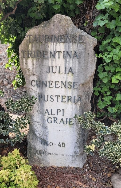 2nd Plaque with the six Alpine brigades image. Click for full size.