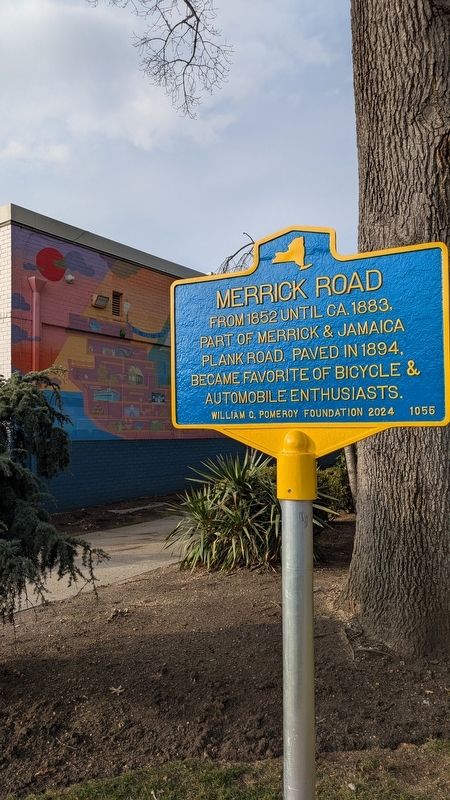 Merrick Road Marker. Click for full size. Merrick Road Marker image. Click for full size.
