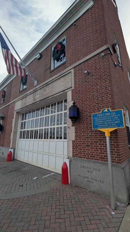 First Fire Co Marker. Click for full size. First Fire Co Marker image. Click for full size.