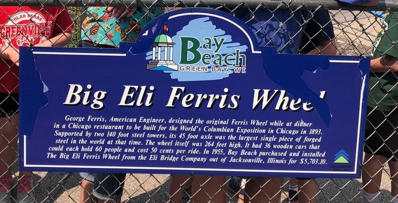 Big Eli Ferris Wheel Marker. Click for full size. Big Eli Ferris Wheel Marker image. Click for full size.