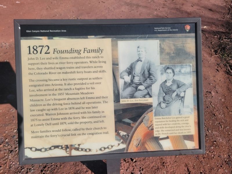 1872 Founding Family Marker. Click for full size. 1872 Founding Family Marker image. Click for full size.