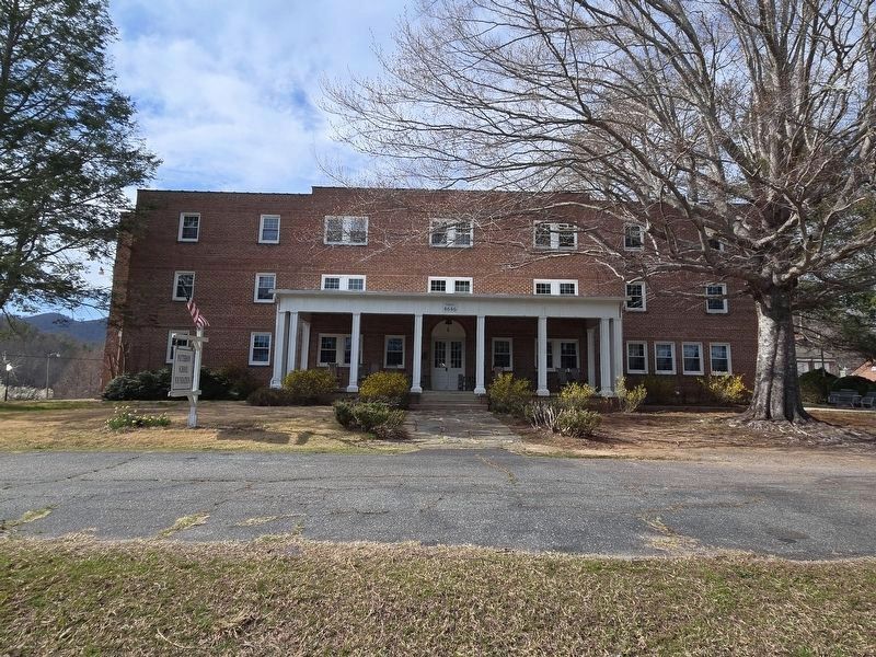 Palmyra Hall. Marker is at the porch to the left of the main entrance. Click for full size. Palmyra Hall. Marker is at the porch to the left of the main entrance image. Click for full size.