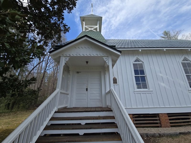 Chapel of Rest. Marker is to the right of the main entrance. Click for full size. Chapel of Rest. Marker is to the right of the main entrance image. Click for full size.