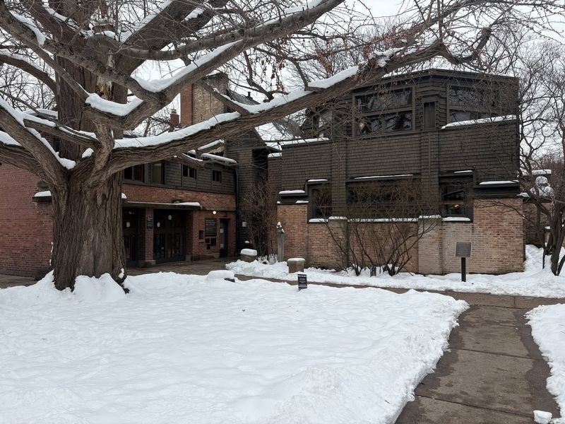 Frank Lloyd Wright Home and Studio Campaign Marker image. Click for full size.