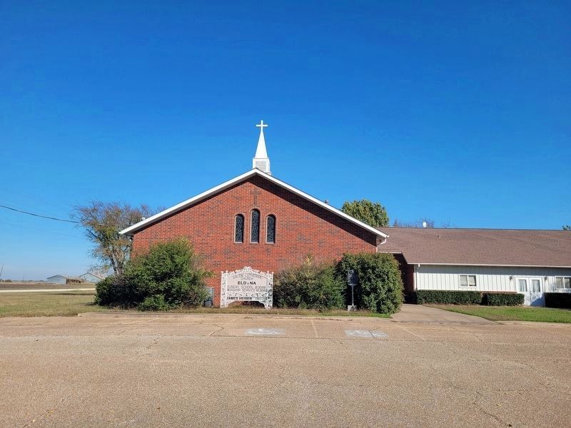 The view of the Salem Lutheran Church and Marker from the church parking lot. Click for full size. The view of the Salem Lutheran Church and Marker from the church parking lot image. Click for full size.