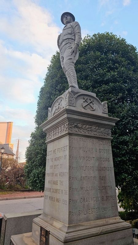 Lynbrook Doughboy Monument. Click for full size. Lynbrook Doughboy Monument image. Click for full size.