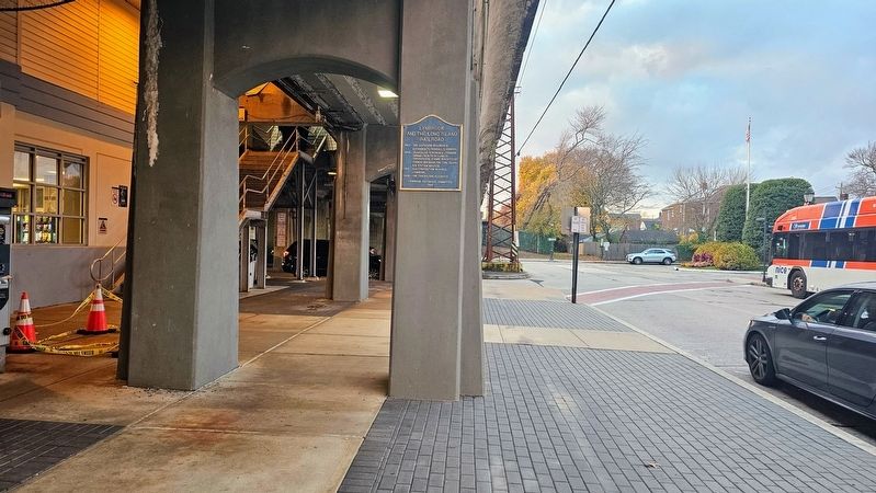 Lynbrook and the Long Island Railroad Marker. Click for full size. Lynbrook and the Long Island Railroad Marker image. Click for full size.