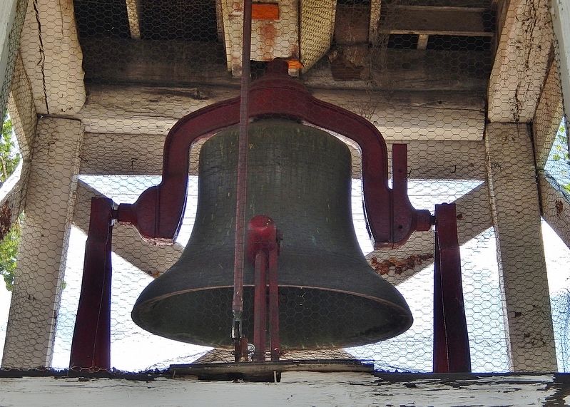 Leadvilles Historic Fire and Curfew Bell. Click for full size. Leadvilles Historic Fire and Curfew Bell image. Click for full size.