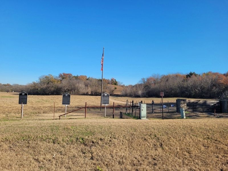 The Sims Family of Ellis County Marker (middle marker). Click for full size. The Sims Family of Ellis County Marker (middle marker) image. Click for full size.