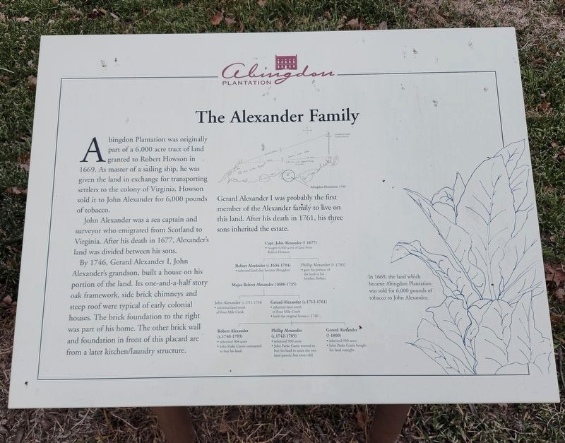 The Alexander Family Marker. Click for full size. The Alexander Family Marker image. Click for full size.