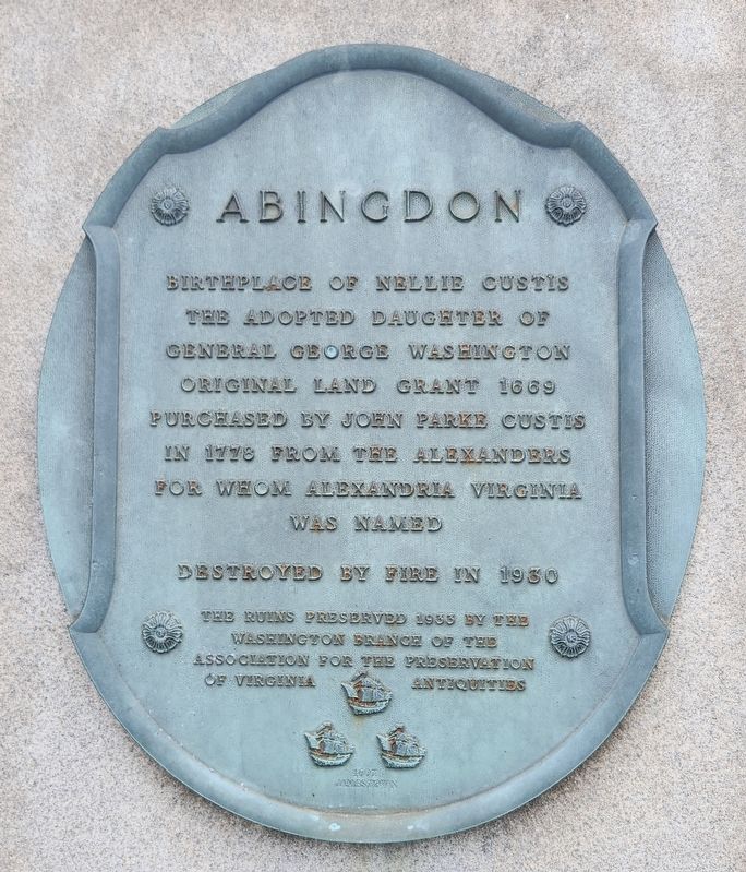 Abingdon Marker. Click for full size. Abingdon Marker image. Click for full size.