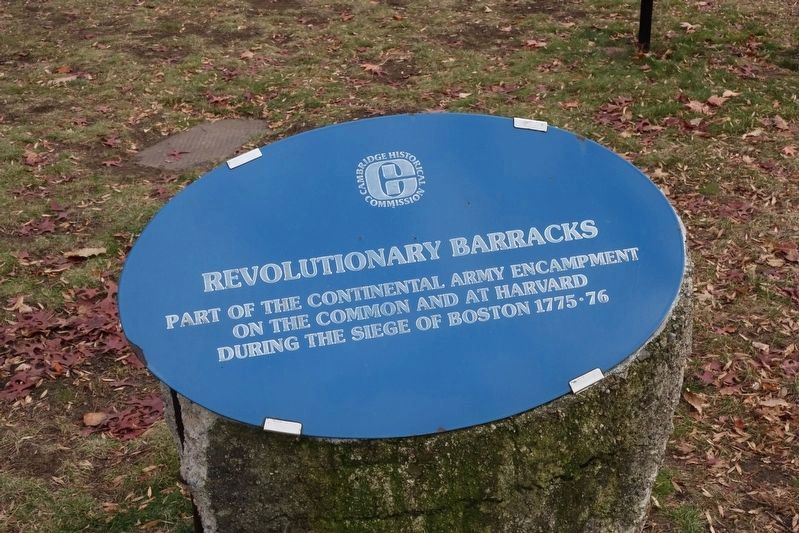 Revolutionary Barracks Marker. Click for full size. Revolutionary Barracks Marker image. Click for full size.