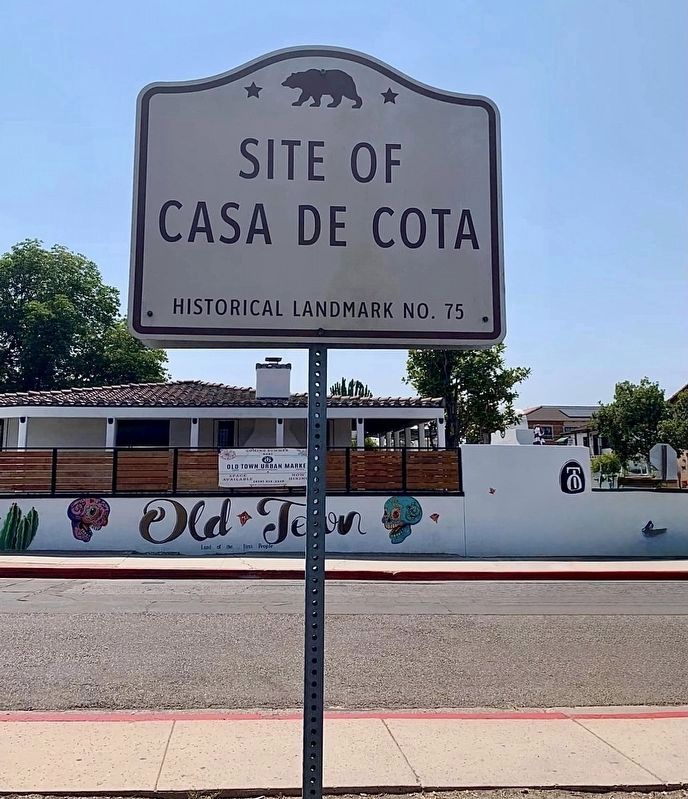 Casa de Cota Marker image. Click for full size.