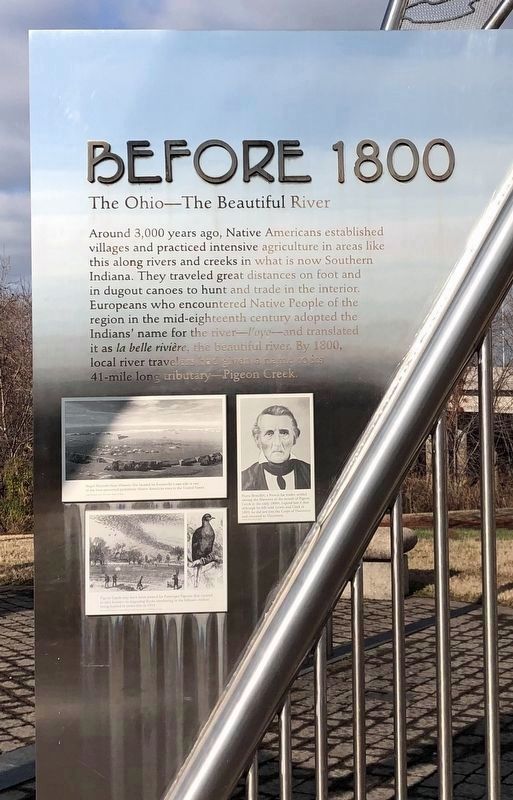 Before 1800 side of marker. Click for full size. Before 1800 side of marker image. Click for full size.