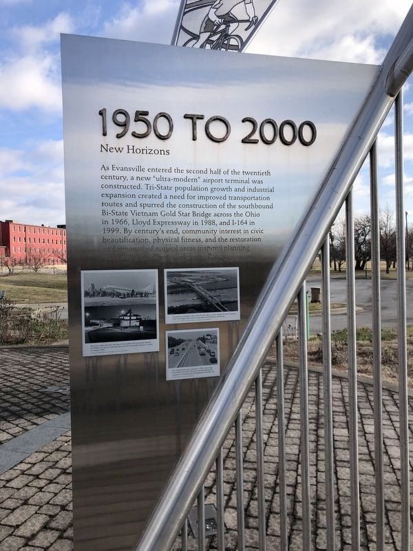 1950 to 2000 side of marker. Click for full size. 1950 to 2000 side of marker image. Click for full size.