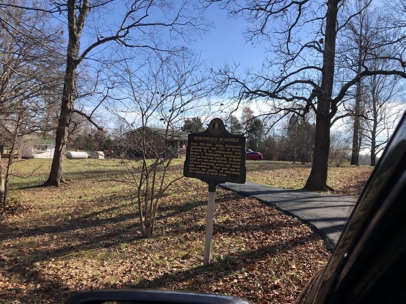 Woodland School / Rosenwald Schools Marker. Click for full size. Woodland School / Rosenwald Schools Marker image. Click for full size.