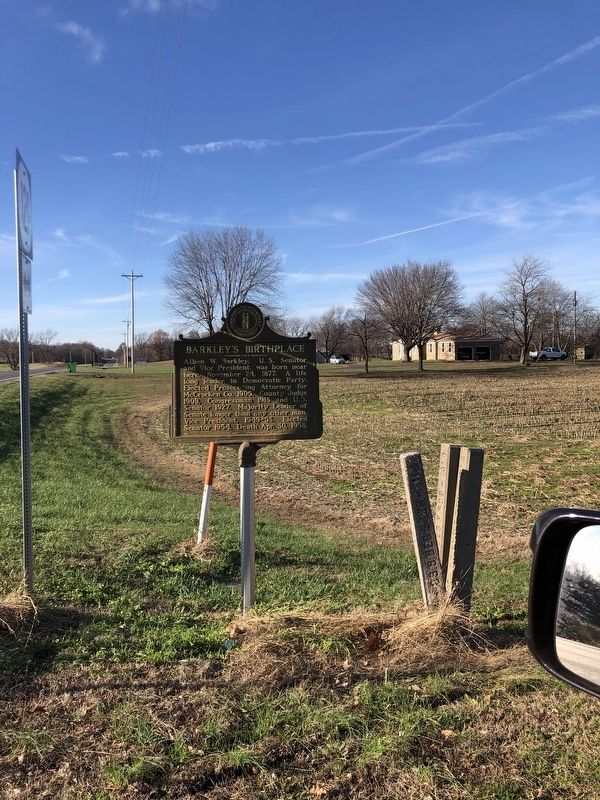 Barkley's Birthplace Marker image. Click for full size.
