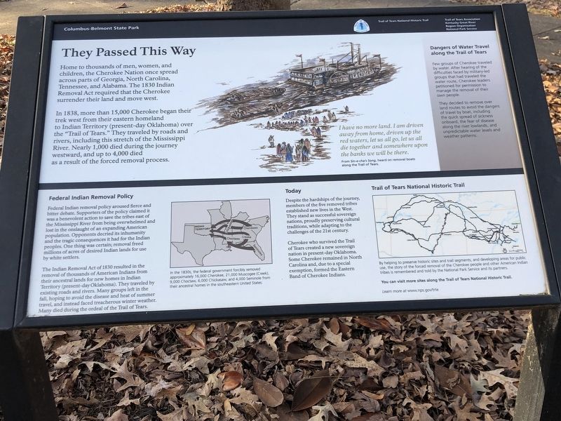 They Passed This Way Marker image. Click for full size.