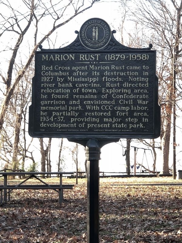 Marion Rust (1879-1958) Marker. Click for full size. Marion Rust (1879-1958) Marker image. Click for full size.