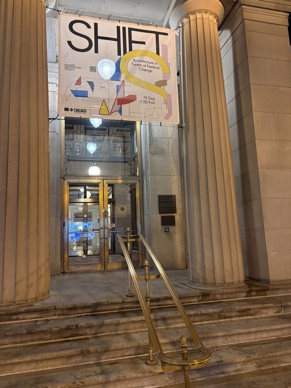 The Chicago Public Library Cultural Center Marker image. Click for full size.