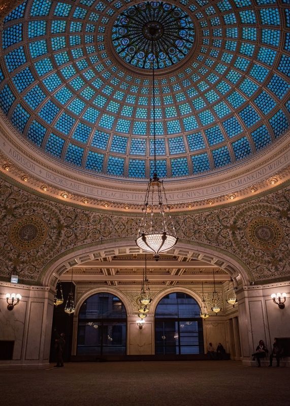 The Chicago Cultural Center's Tiffany dome image. Click for full size.