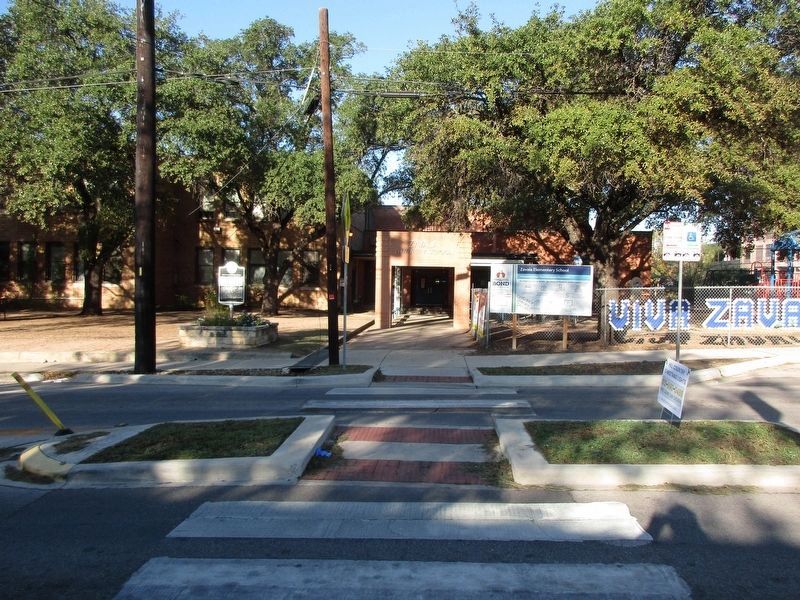 Zavala Elementary School Marker. Click for full size. Zavala Elementary School Marker image. Click for full size.
