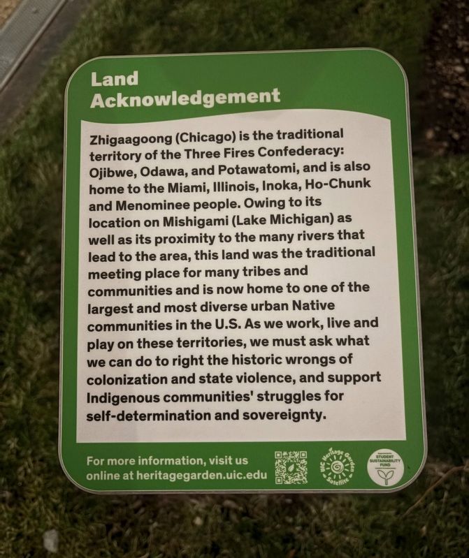 Land Acknowledgement Marker image. Click for full size.