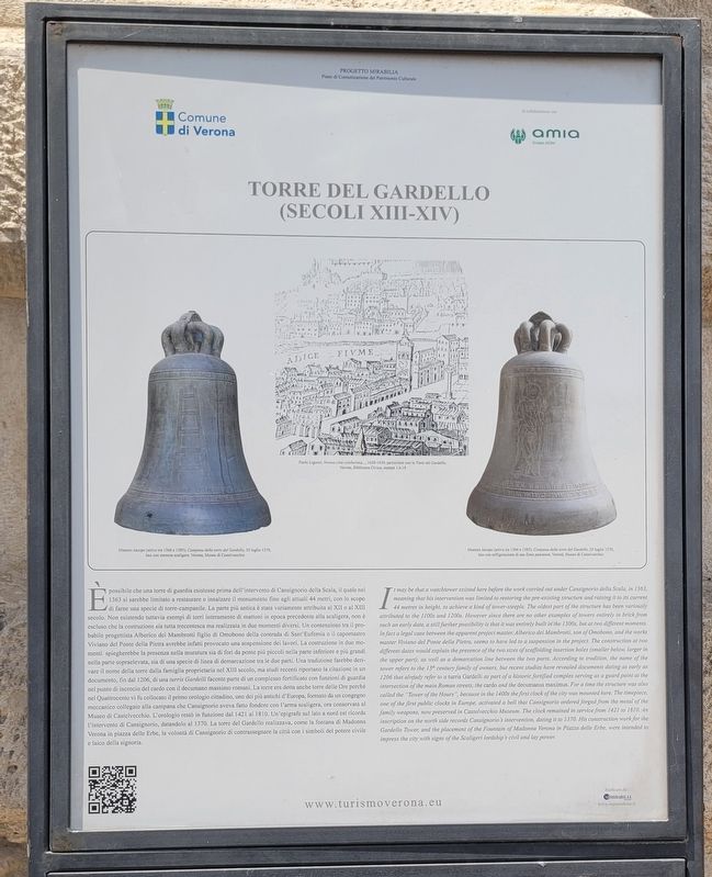 Torre del Gardello (secoli XIII-XIV) / Tower of Gardello (13th�14th centuries) Marker image. Click for full size.