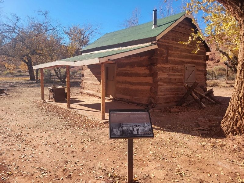 1886 Samantha's Cabin Marker image. Click for full size.
