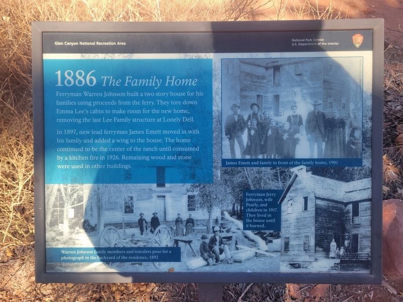 1886 The Family Home Marker image. Click for full size.