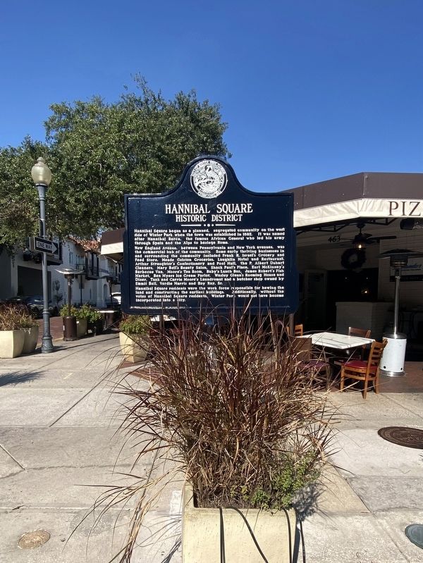 Hannibal Square Historic District Marker image. Click for full size.