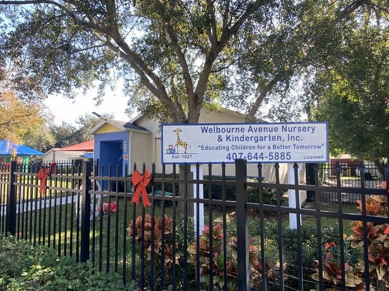 Welbourne Avenue Nursery and Preschool Marker image. Click for full size.