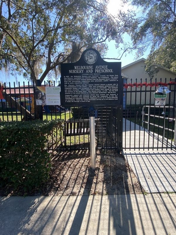 Welbourne Avenue Nursery and Preschool Marker image. Click for full size.