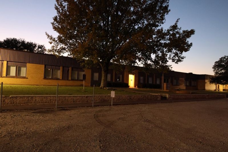 Bynum School and marker. Click for full size. Bynum School and marker image. Click for full size.