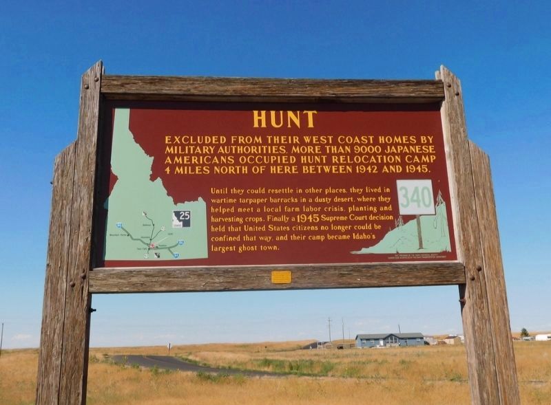 Hunt (Camp) Marker. Click for full size. Hunt (Camp) Marker image. Click for full size.