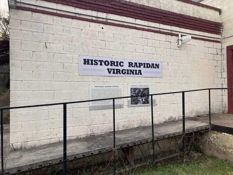 Historical Rapidan Virginia Marker image. Click for full size.