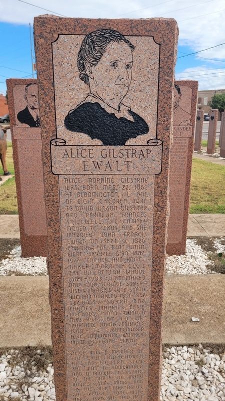 Alice Gilstrap Ewalt / Fannie Massad Moses Marker. Click for full size. Alice Gilstrap Ewalt / Fannie Massad Moses Marker image. Click for full size.