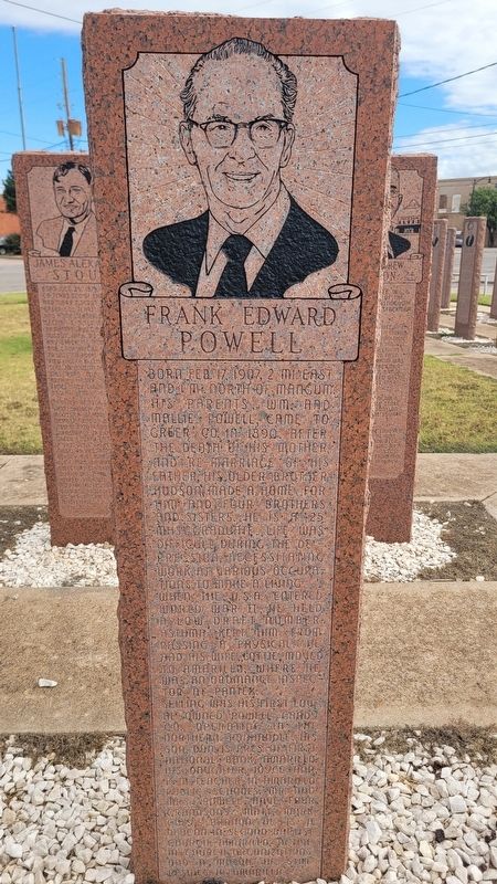 Frank Edward Powell / Daniel Arthur Summers Marker. Click for full size. Frank Edward Powell / Daniel Arthur Summers Marker image. Click for full size.