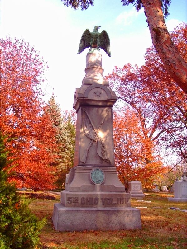 Fifth Ohio Volunteer Infantry Memorial Marker image. Click for full size.