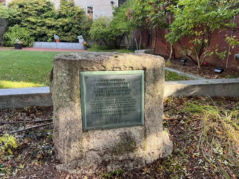 New Bedford Historic District Marker image. Click for full size.