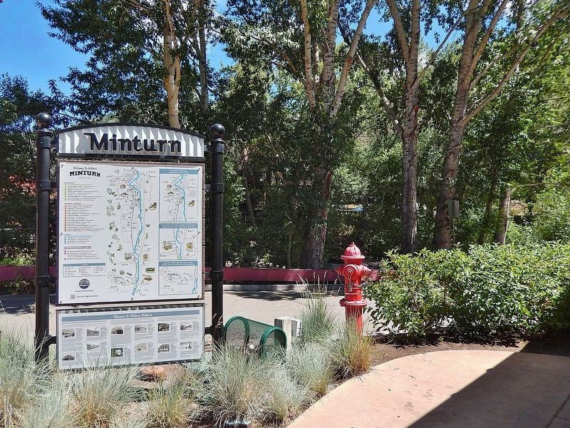 Welcome to Historic Minturn Marker image. Click for full size.