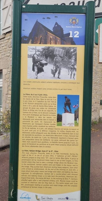 L'Auberge John Steele / John Steele Restaurant Marker - Reverse Side image. Click for full size.