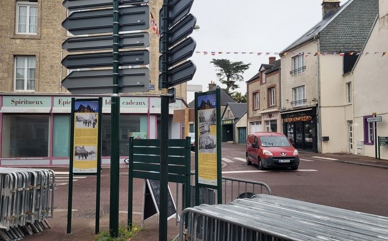 The view of the markers towards the street image. Click for full size.