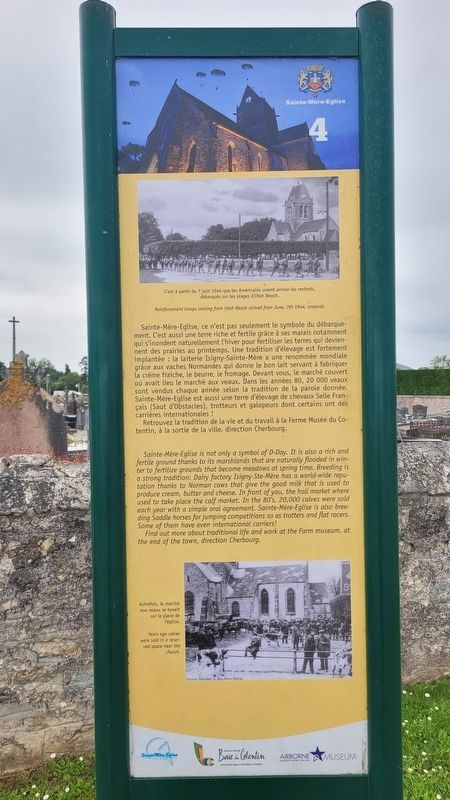 Symbole du Jour J/ Symbol of D-Day Marker image. Click for full size.
