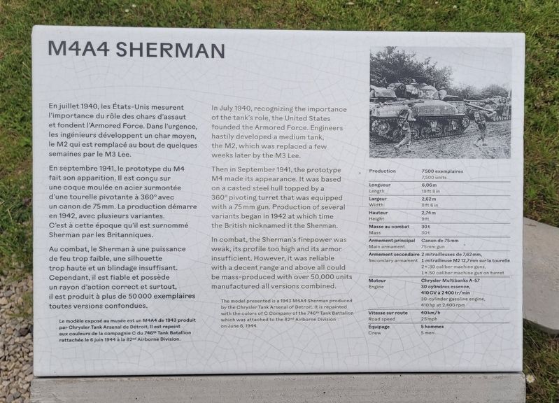 M4A4 Sherman Marker. Click for full size. M4A4 Sherman Marker image. Click for full size.