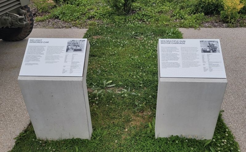 M16 Multiple Gun Motor Carriage Marker (right side). Click for full size. M16 Multiple Gun Motor Carriage Marker (right side) image. Click for full size.