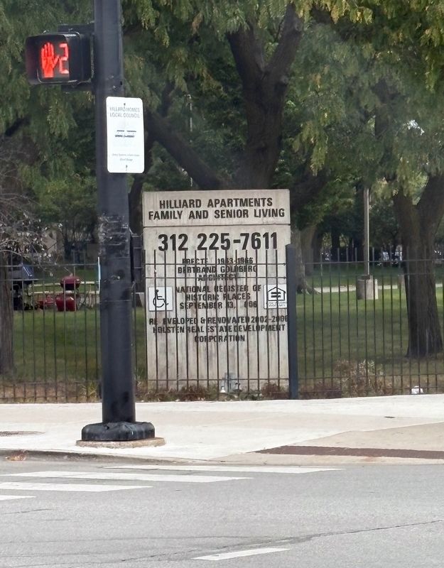 Hilliard Apartments Marker. Click for full size. Hilliard Apartments Marker image. Click for full size.